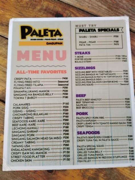 fika dagupan|Menu at Fika Dgp cafe, Dagupan .